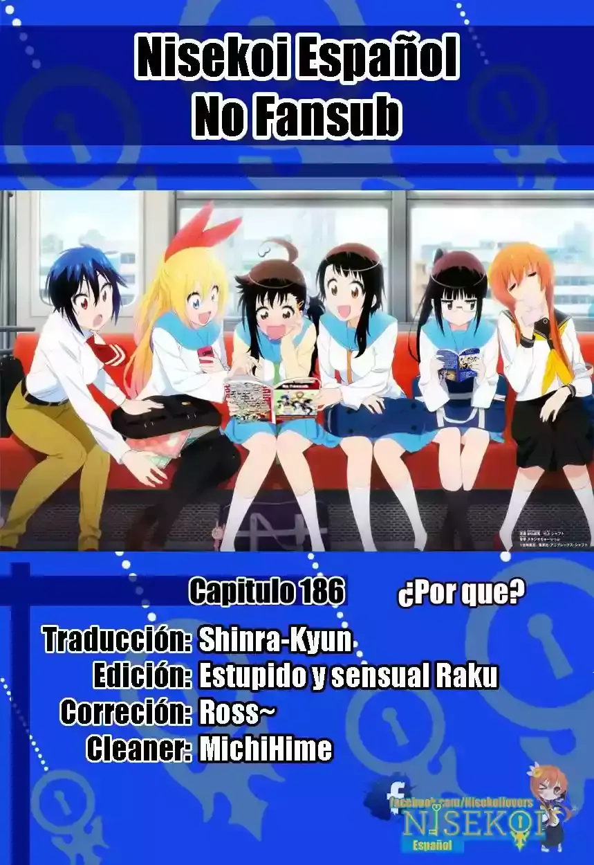 Nisekoi Capítulo 186 en Línea - página 1
