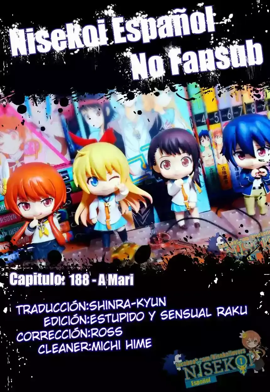 Nisekoi Capítulo 188 en Línea - página 1