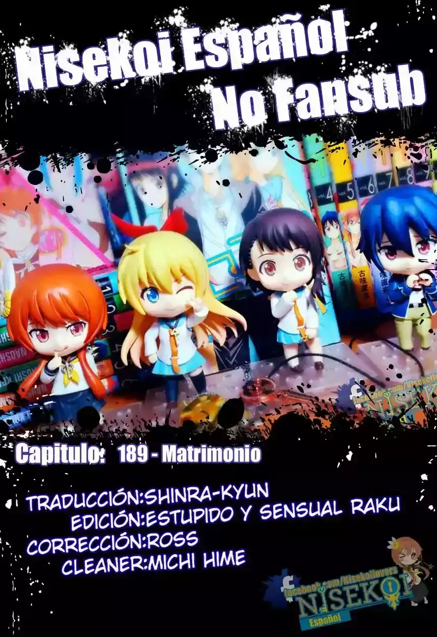 Nisekoi Capítulo 189 en Línea - página 1
