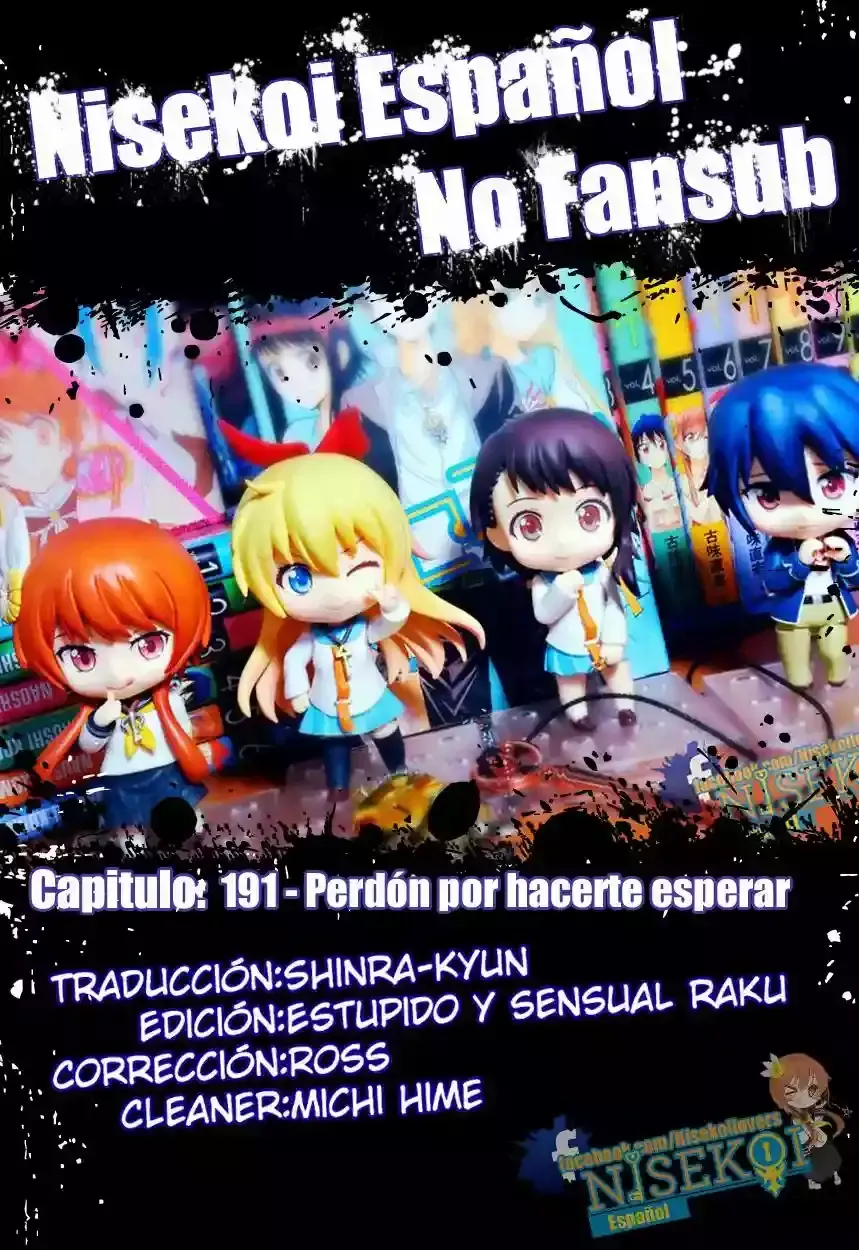 Nisekoi Capítulo 191 en Línea - página 1