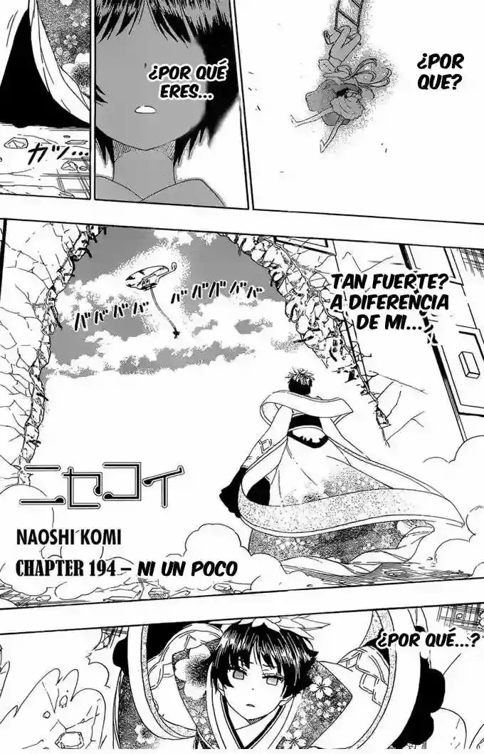 Nisekoi Capítulo 194 en Línea - página 1