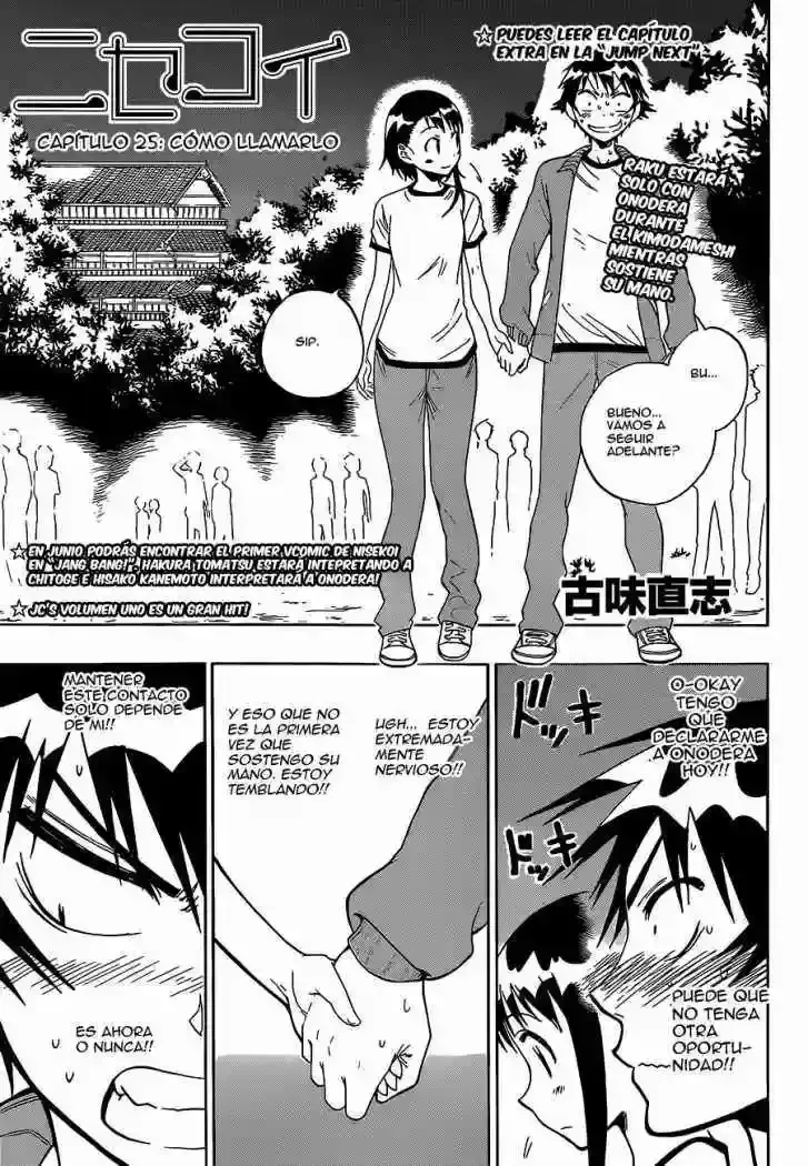 Nisekoi Capítulo 25 en Línea - página 1