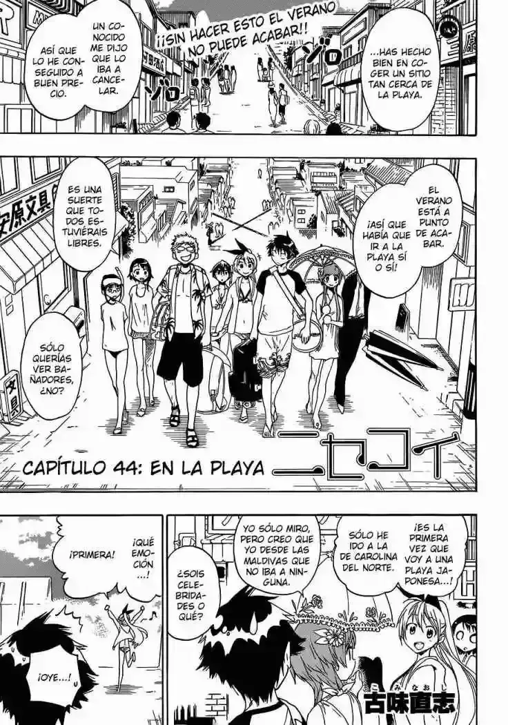 Nisekoi Capítulo 44 en Línea - página 1