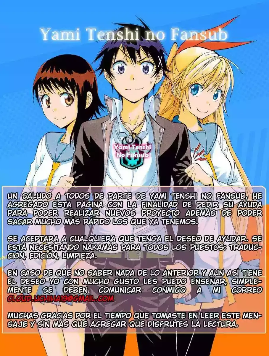 Nisekoi Capítulo 70 en Línea - página 1