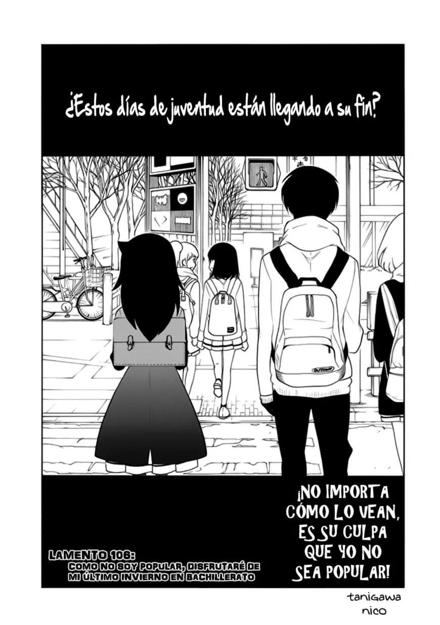 No importa como lo vea, ¡es culpa suya que yo no sea popular! Capítulo 106 en Línea - página 1
