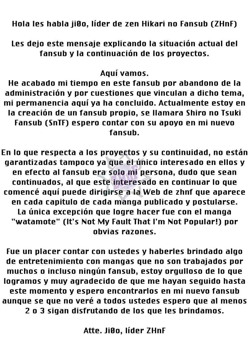 No importa como lo vea, ¡es culpa suya que yo no sea popular! Capítulo 27 en Línea - página 1