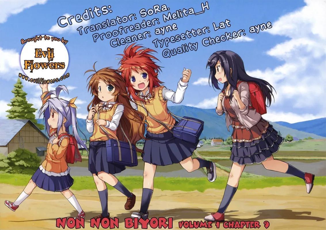 Non Non Biyori Capítulo 9 en Línea - página 1