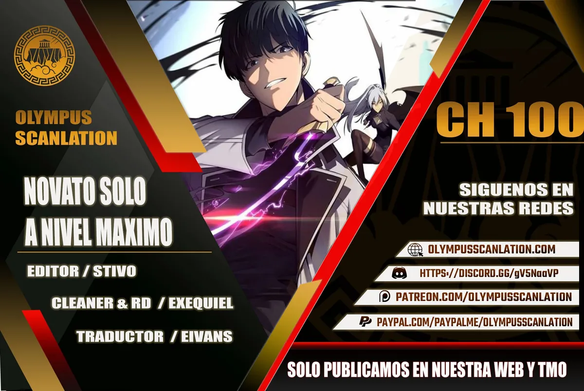 Novato Solo a Nivel Máximo Capítulo 100 en Línea - página 1