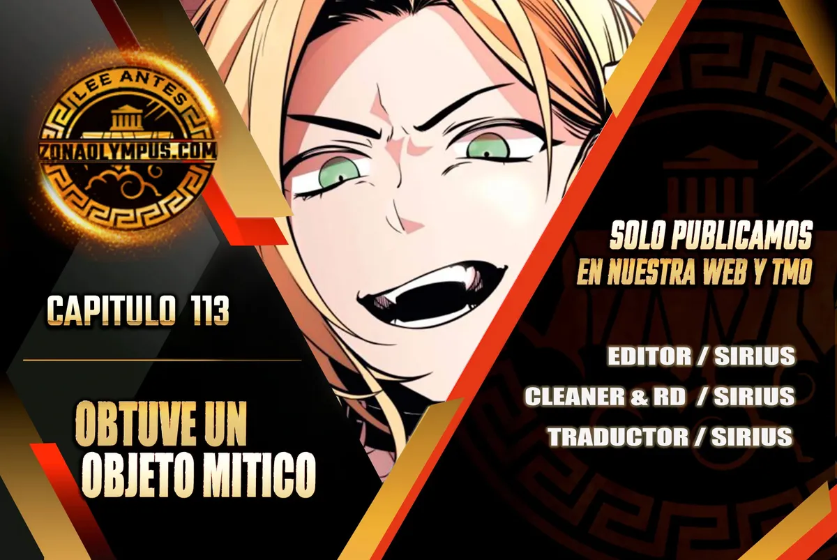Obtuve un Objeto Mítico Capítulo 113 en Línea - página 1