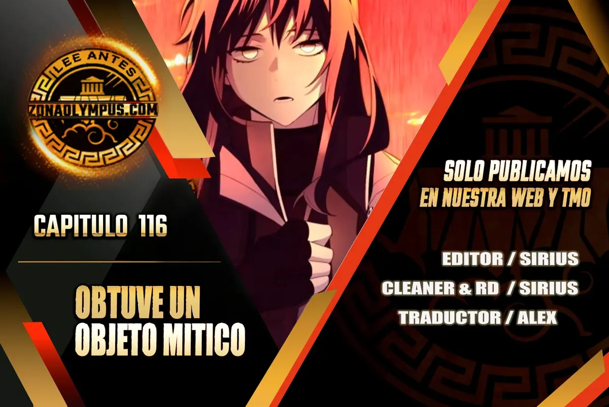 Obtuve un Objeto Mítico Capítulo 116 en Línea - página 1