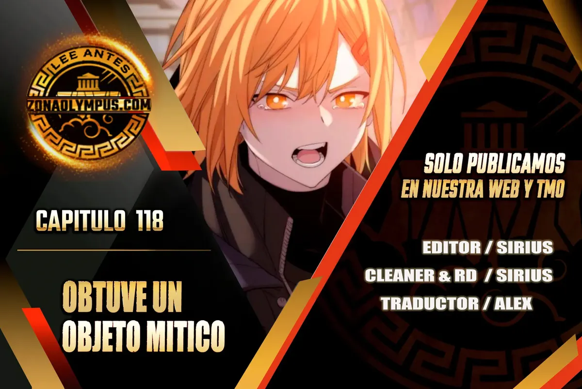 Obtuve un Objeto Mítico Capítulo 118 en Línea - página 1