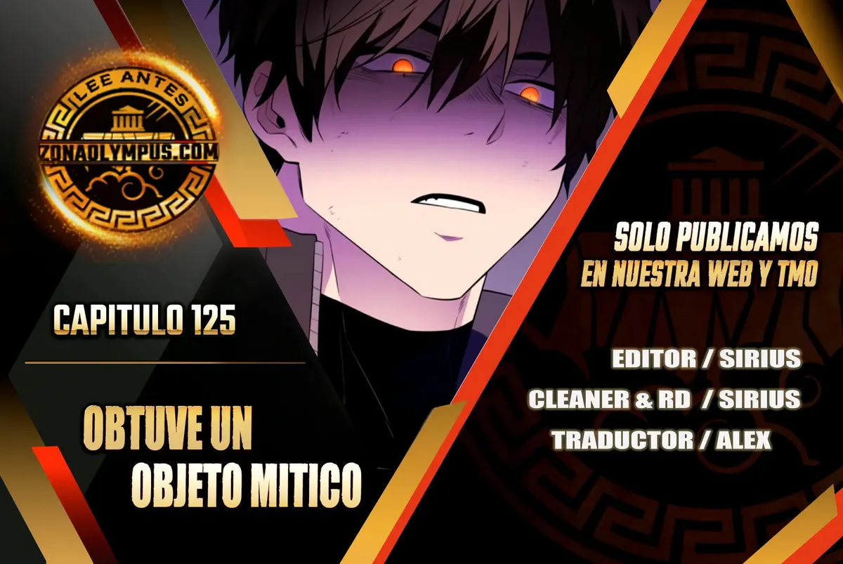 Obtuve un Objeto Mítico Capítulo 125 en Línea - página 1