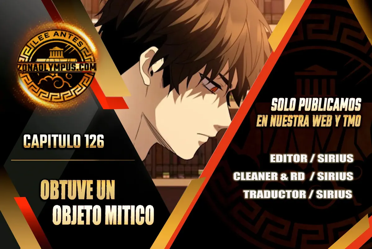 Obtuve un Objeto Mítico Capítulo 126 en Línea - página 1