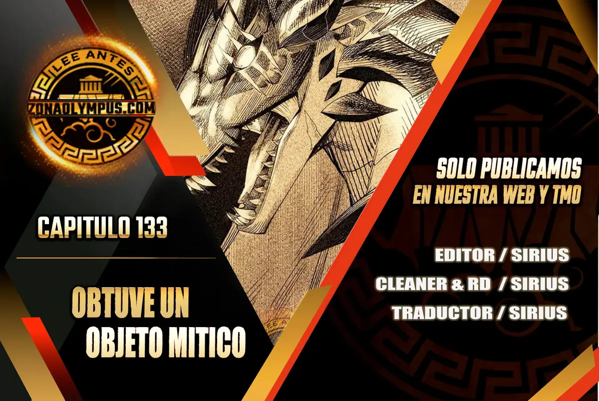 Obtuve un Objeto Mítico Capítulo 133 en Línea - página 1