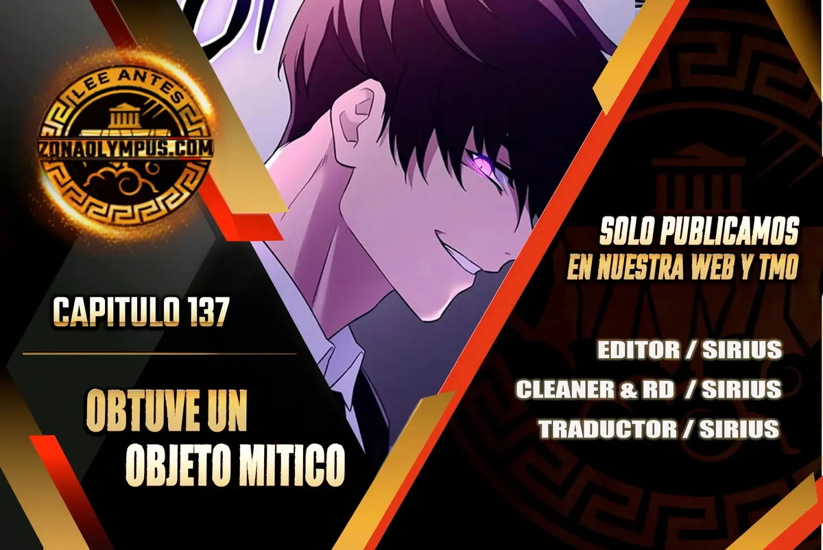 Obtuve un Objeto Mítico Capítulo 137 en Línea - página 1
