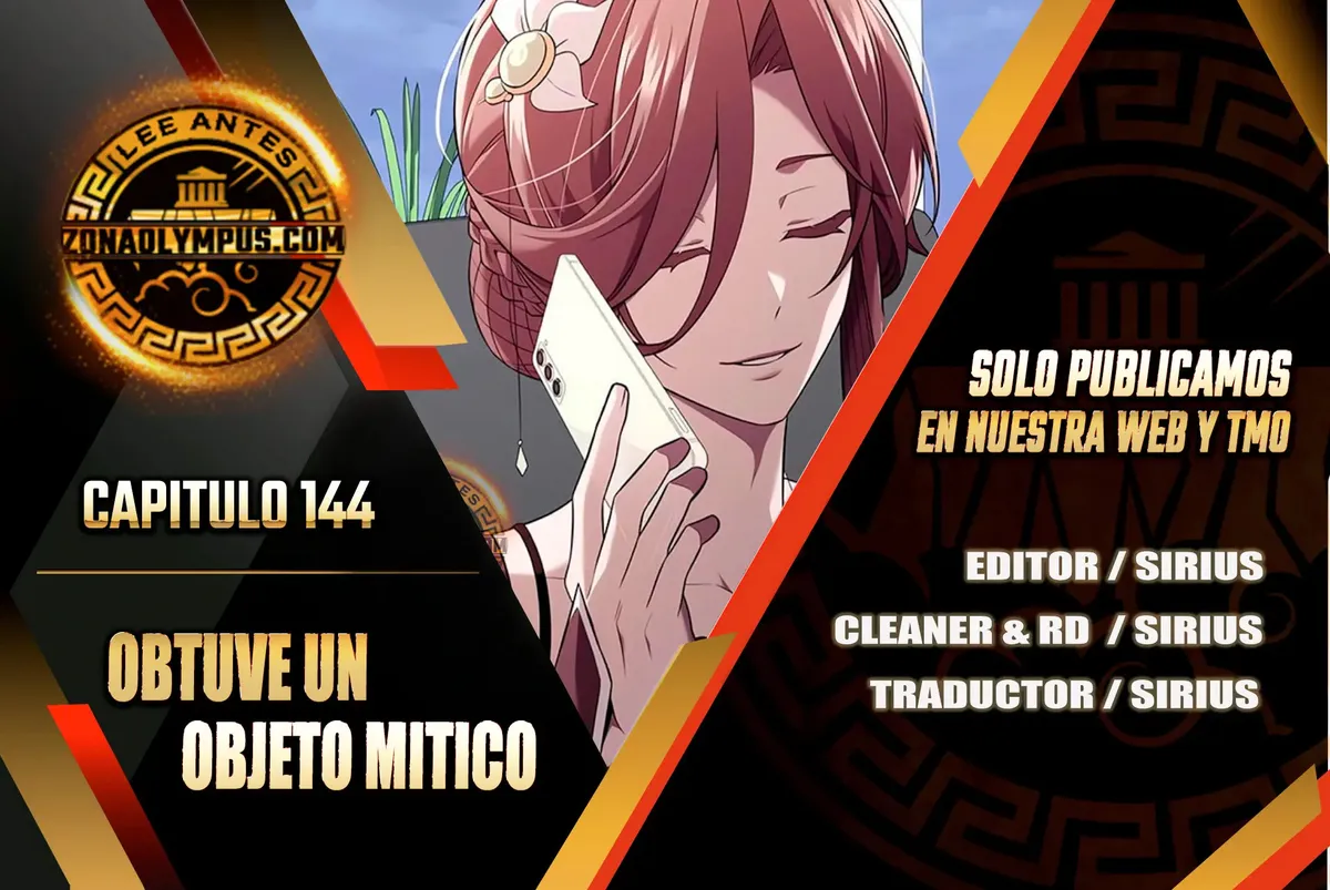 Obtuve un Objeto Mítico Capítulo 144 en Línea - página 1