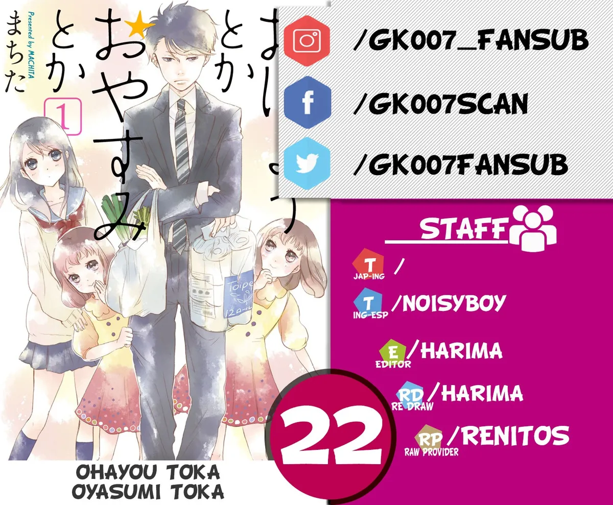 Ohayou Toka Oyasumi Toka Capítulo 22 en Línea - página 1