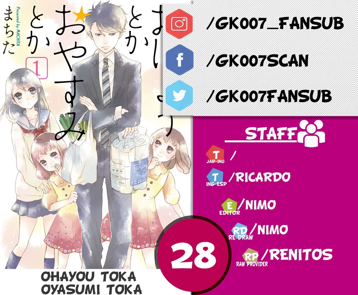 Ohayou Toka Oyasumi Toka Capítulo 28 en Línea - página 1