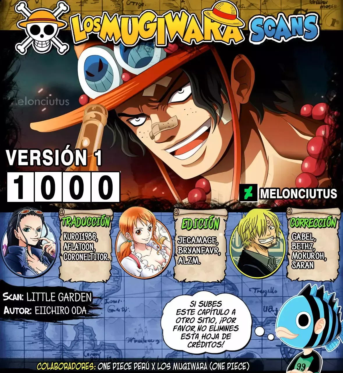 One Piece Capítulo 1000 en Línea - página 1