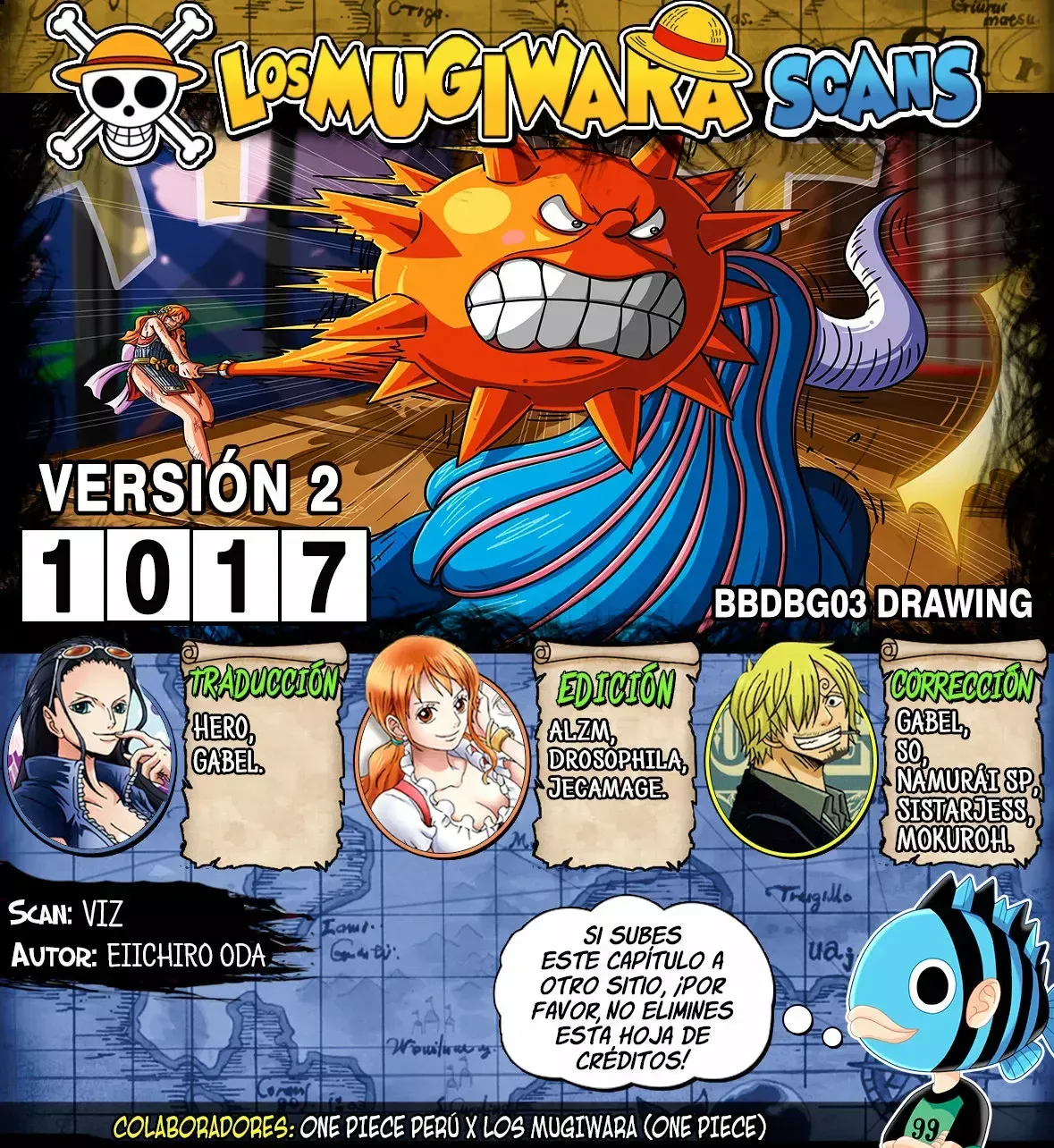 One Piece Capítulo 1017.5 en Línea - página 1