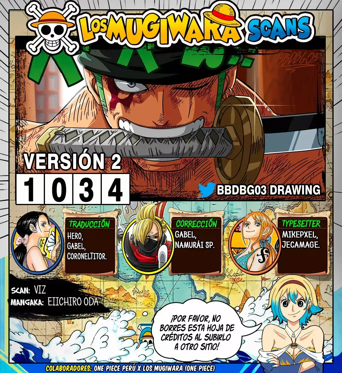 One Piece Capítulo 1034.2 en Línea - página 1