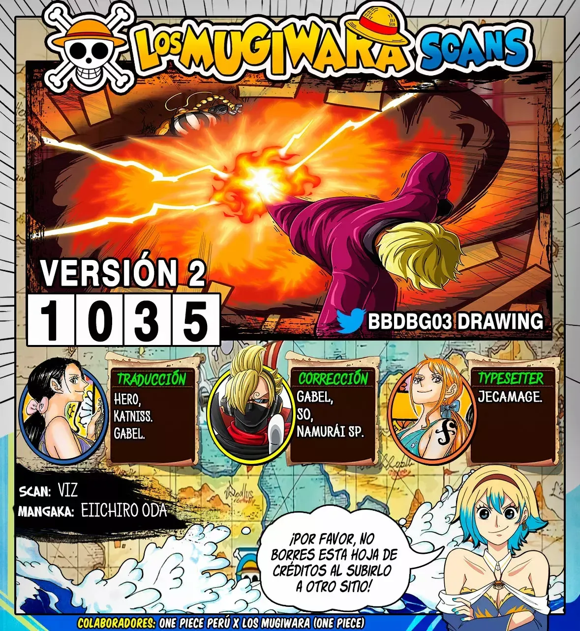 One Piece Capítulo 1035.5 en Línea - página 1