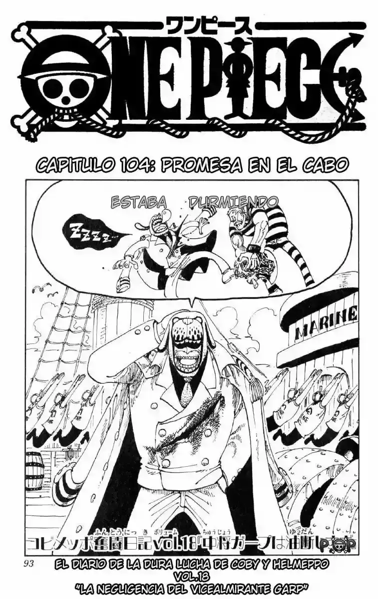 One Piece Capítulo 104 en Línea - página 1