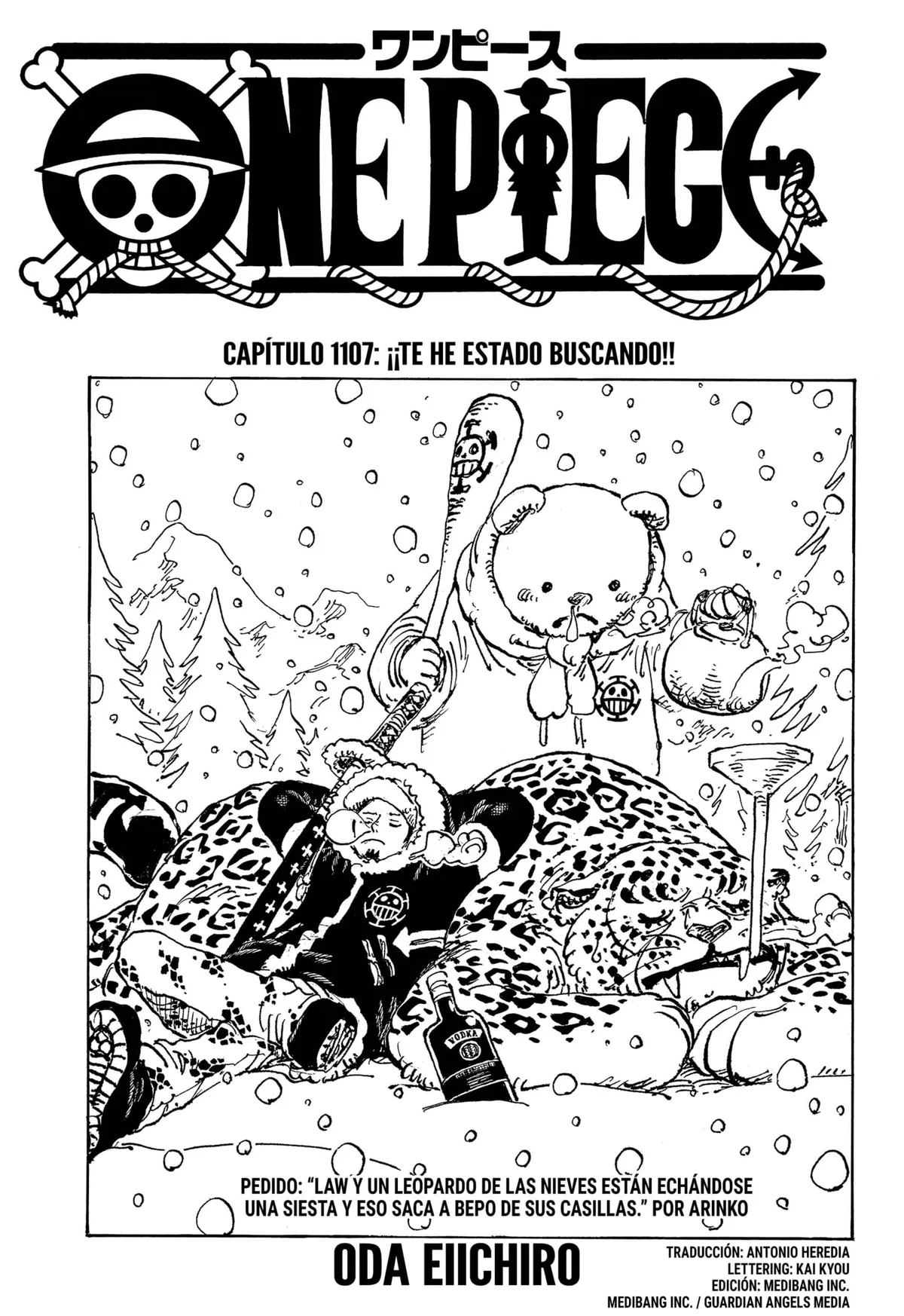 One Piece Capítulo 1107 en Línea - página 1