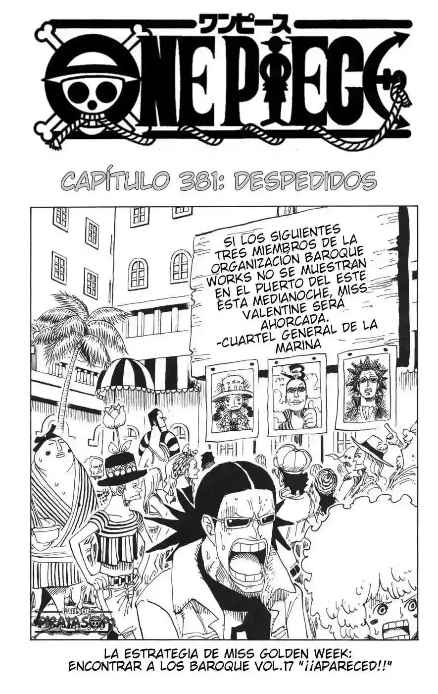 One Piece Capítulo 381 en Línea - página 1