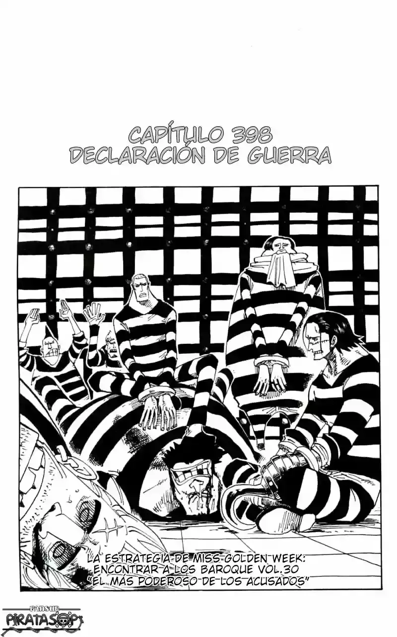 One Piece Capítulo 398 en Línea - página 1
