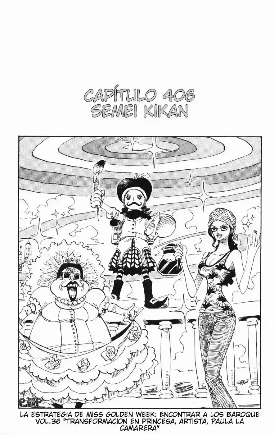 One Piece Capítulo 406 en Línea - página 1