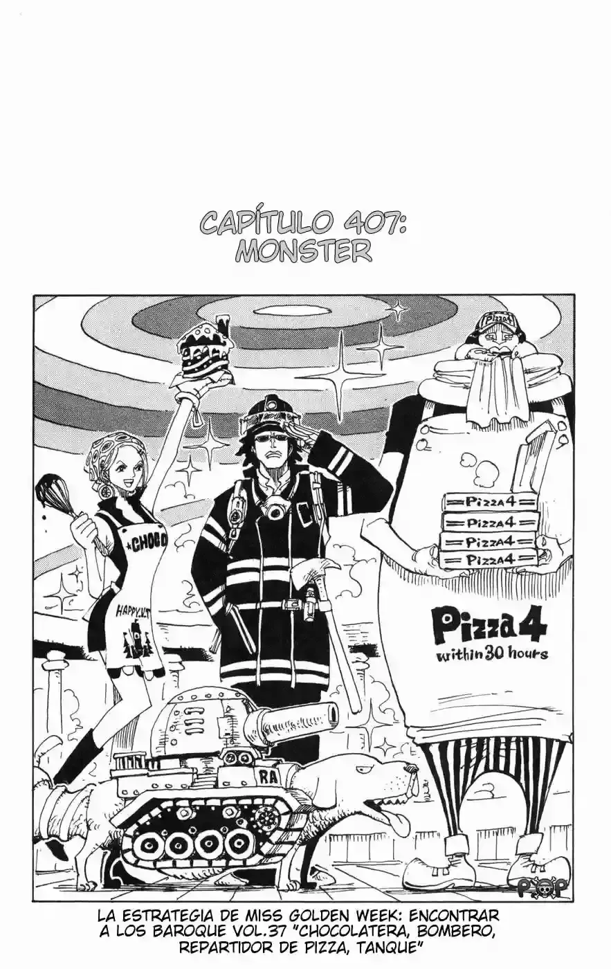 One Piece Capítulo 407 en Línea - página 1