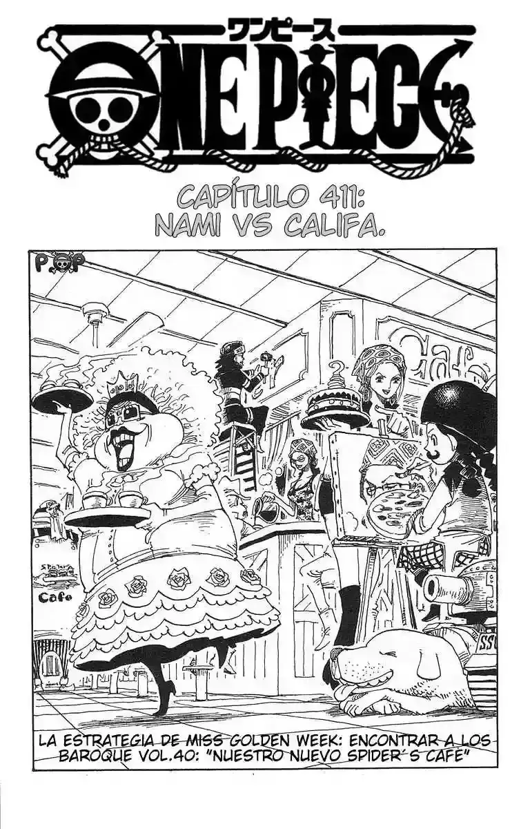 One Piece Capítulo 411 en Línea - página 1