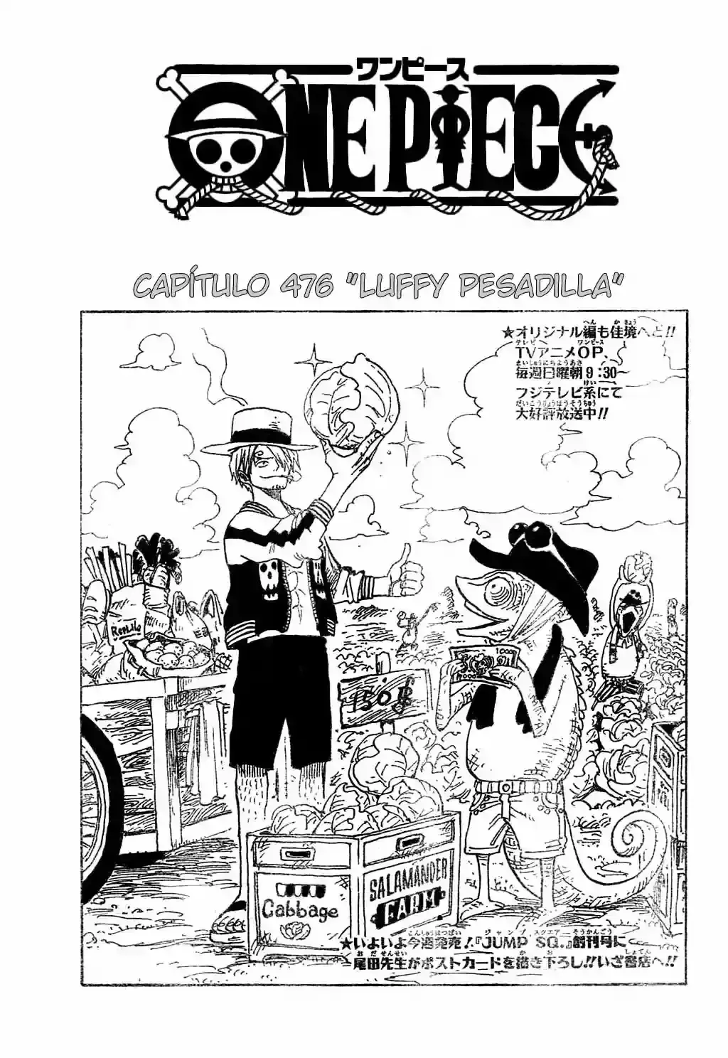 One Piece Capítulo 476 en Línea - página 1