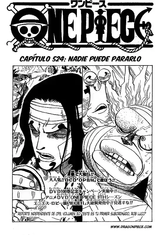 One Piece Capítulo 524 en Línea - página 1