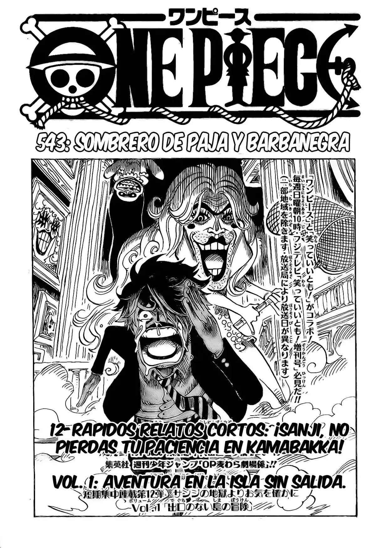 One Piece Capítulo 543 en Línea - página 1