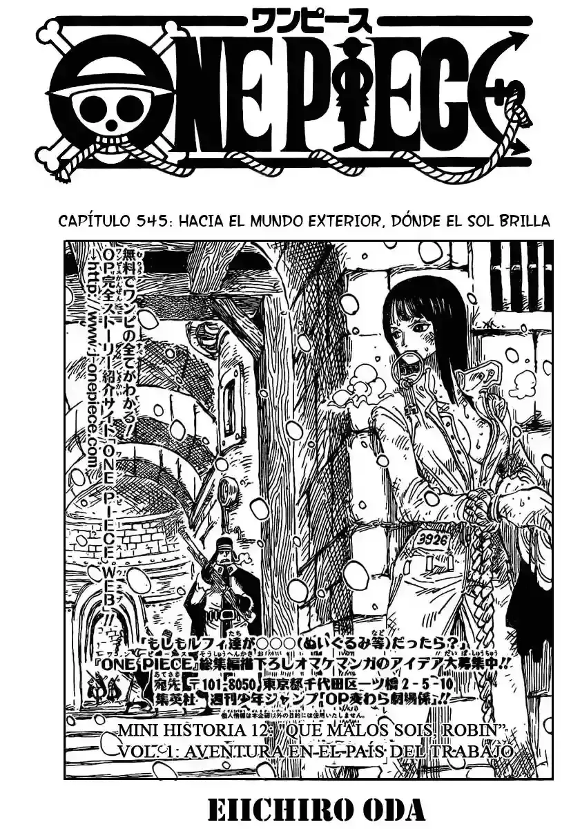 One Piece Capítulo 545 en Línea - página 1