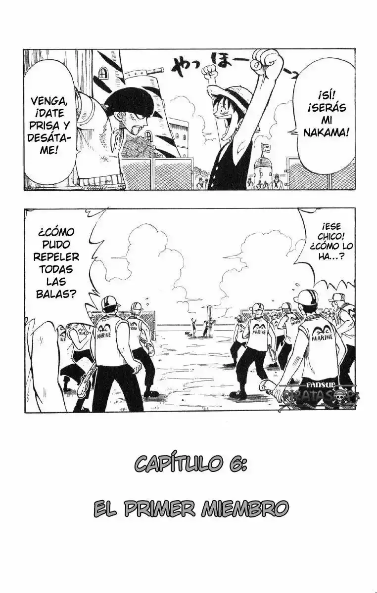 One Piece Capítulo 6 en Línea - página 1
