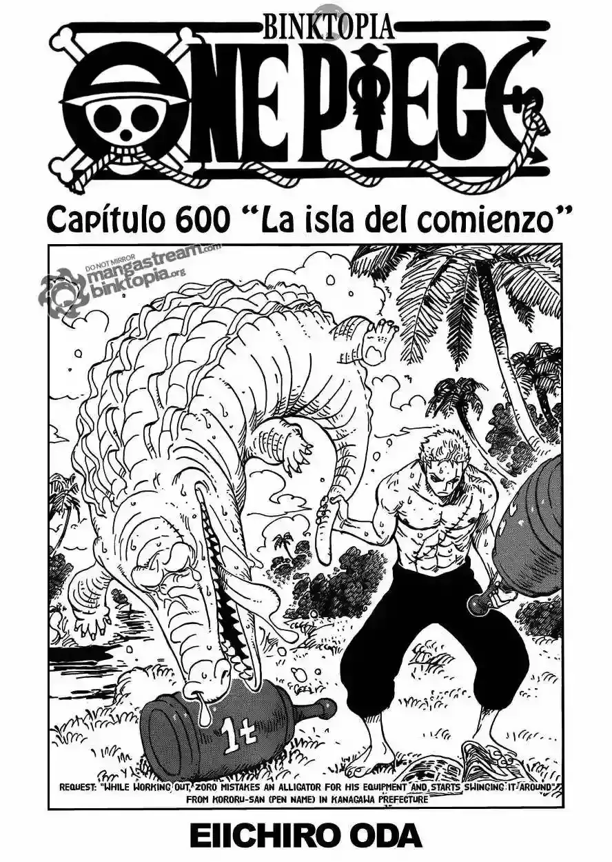 One Piece Capítulo 600 en Línea - página 1