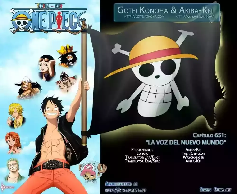 One Piece Capítulo 651 en Línea - página 1