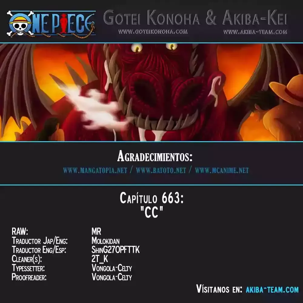 One Piece Capítulo 663 en Línea - página 1