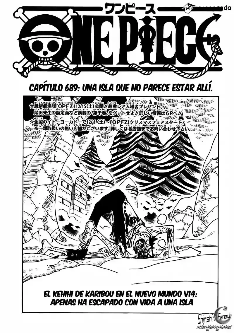 One Piece Capítulo 689 en Línea - página 1