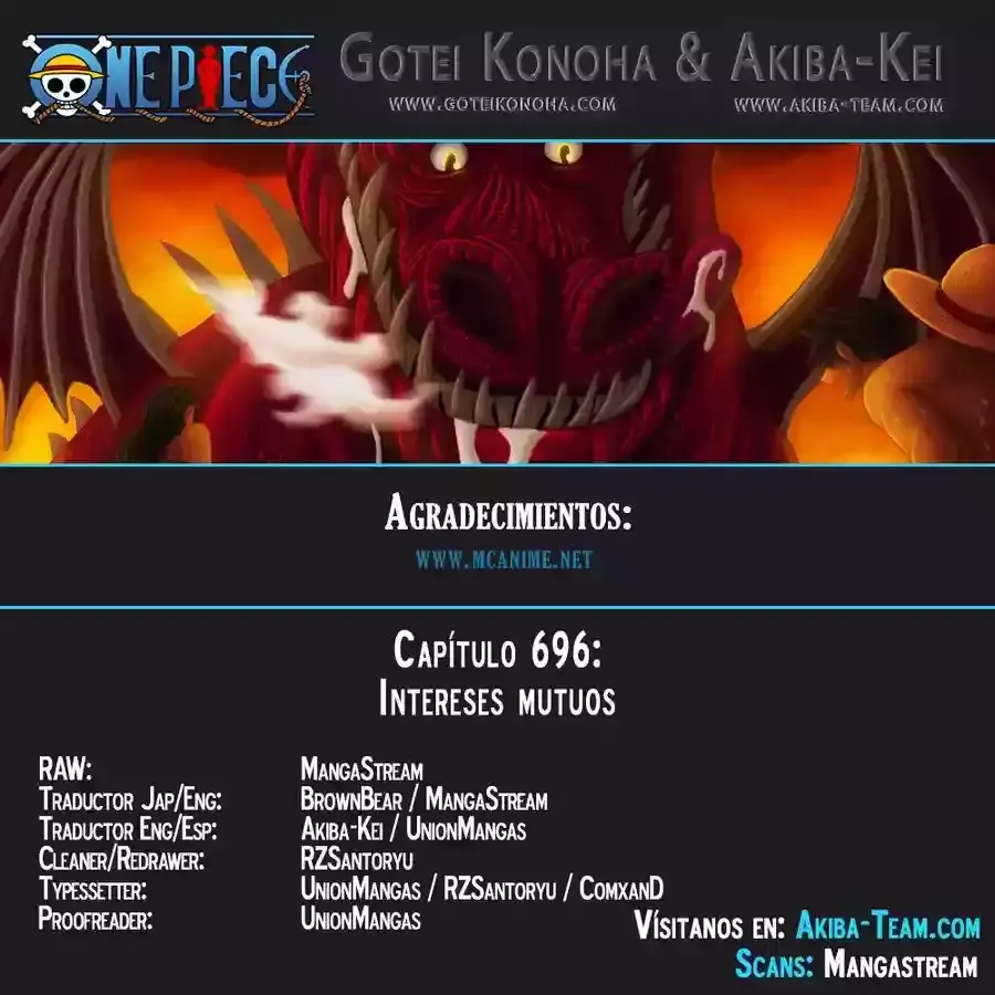 One Piece Capítulo 696 en Línea - página 1