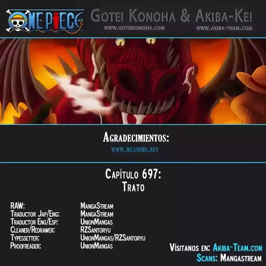 One Piece Capítulo 697 en Línea - página 1