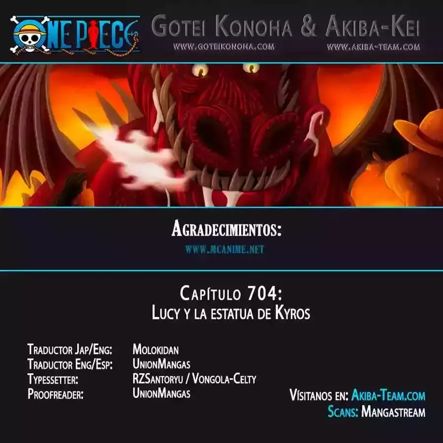 One Piece Capítulo 704 en Línea - página 1