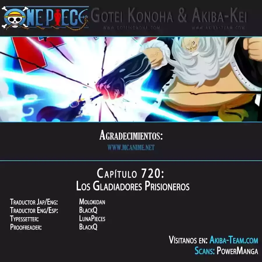 One Piece Capítulo 720 en Línea - página 1