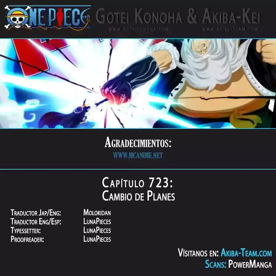 One Piece Capítulo 723 en Línea - página 1