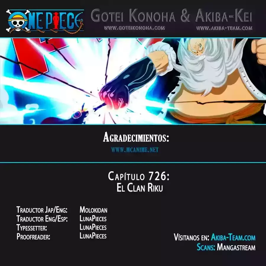 One Piece Capítulo 726 en Línea - página 1