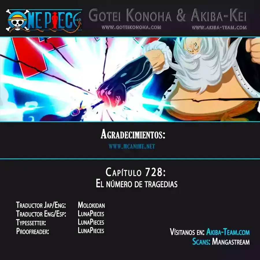 One Piece Capítulo 728 en Línea - página 1