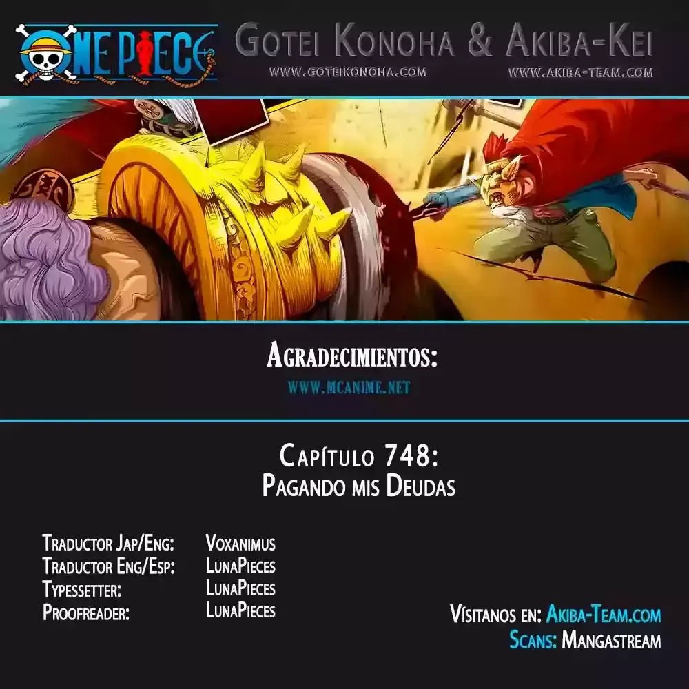One Piece Capítulo 748 en Línea - página 1